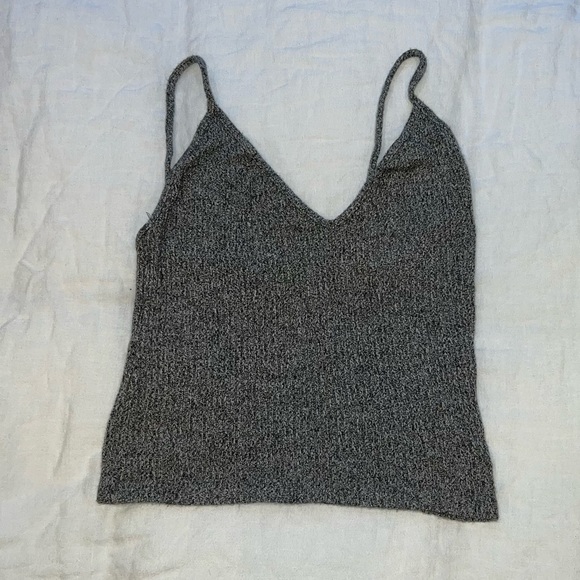 Grey Ribbed Tank - Picture 2 of 2